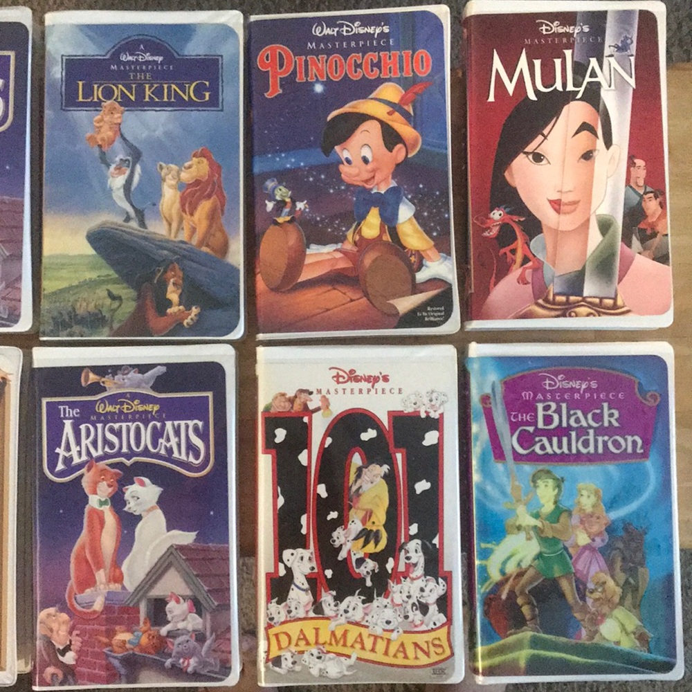 Disney masterpiece VHS